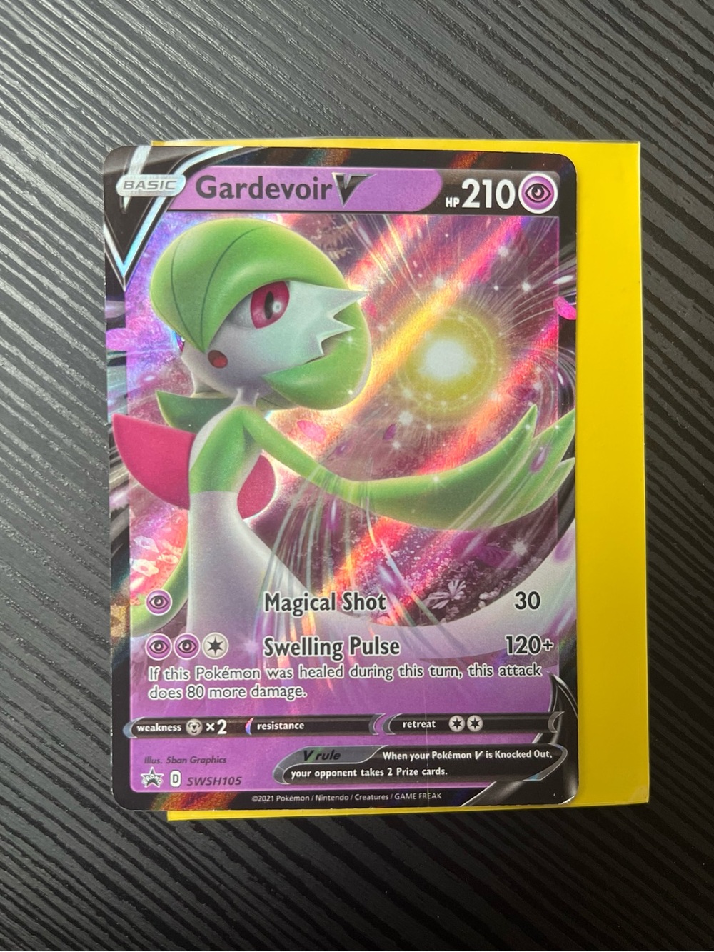 Gardevoir V SWSH105 Ultra Rare Holo Exclusive Promo Pokemon Card